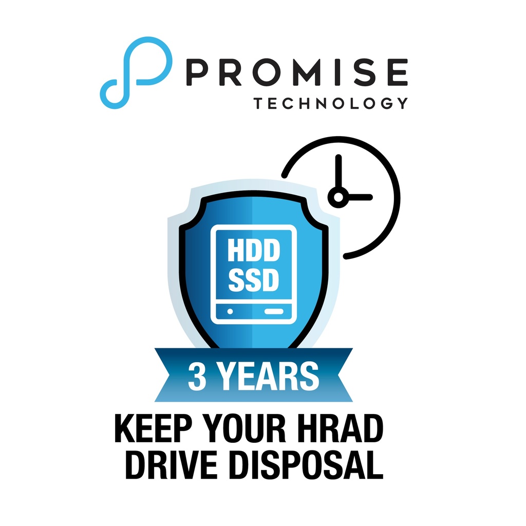 Promise 3 Years HDD Disposal Option VTrak J5960 per chassis