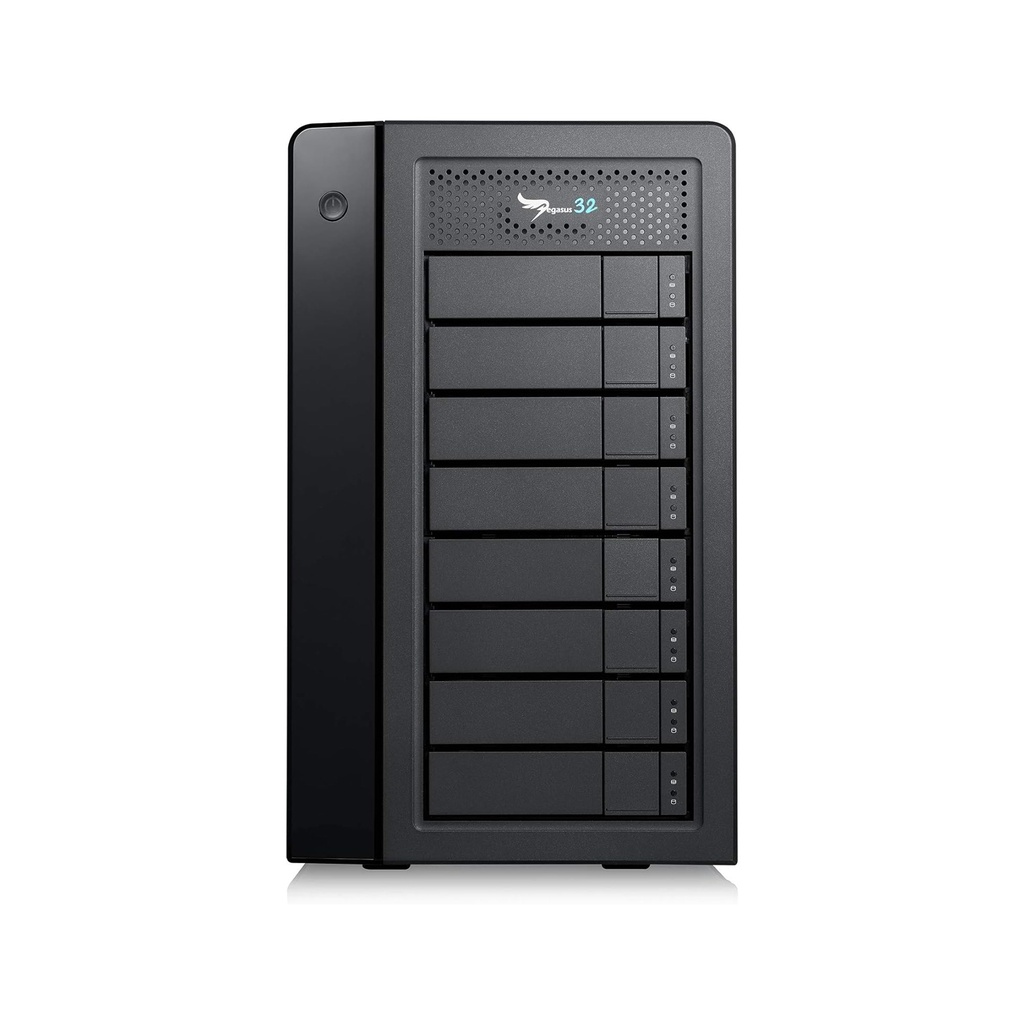 Promise Pegasus32 R8 BOX HDD:SATA3 5inch*16TB*8 with Thunderbolt3 cable 0.7M