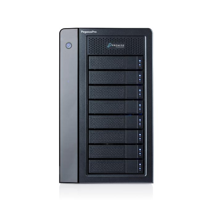 Promise PegasusPro R8 Color BOX 16GB*2 HDD SATA3.5inch 8TB*8 with CPUi5 and 1M Thunderbolt cable