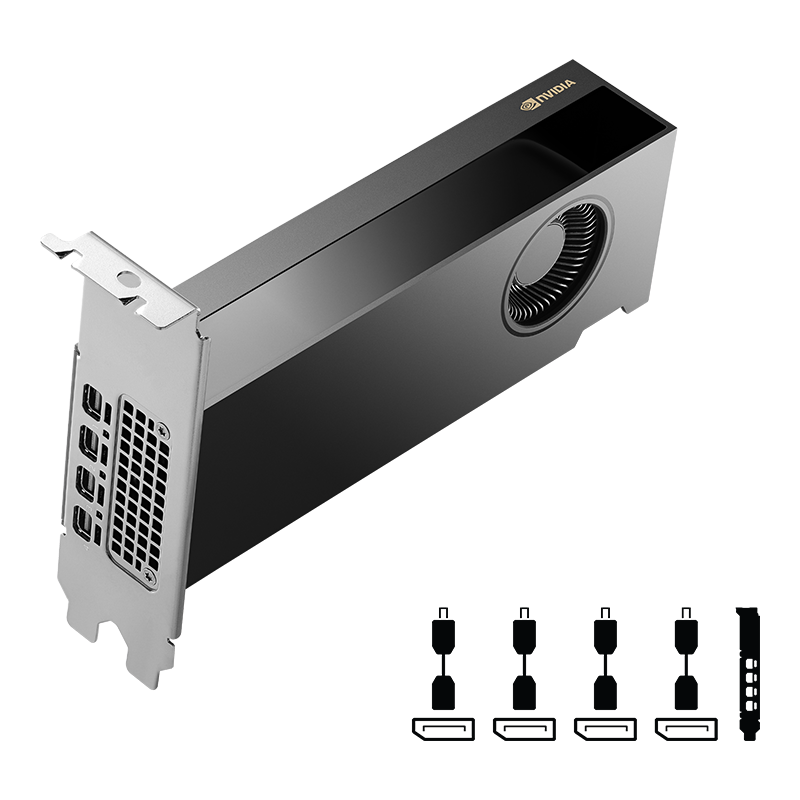 NVIDIA RTX 2000 Ada PCI-Express 4.0 x16, LP Single Slot 35W 8 GB GDDR6 128-bit