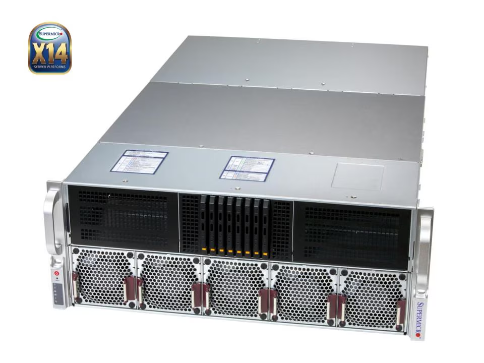 GPU SuperServer SYS-422GA-NRT-01-G2 4 x NVIDIA® RTX PRO 6000 96GB GDDR7 Blackwell Server Edition Gold Series