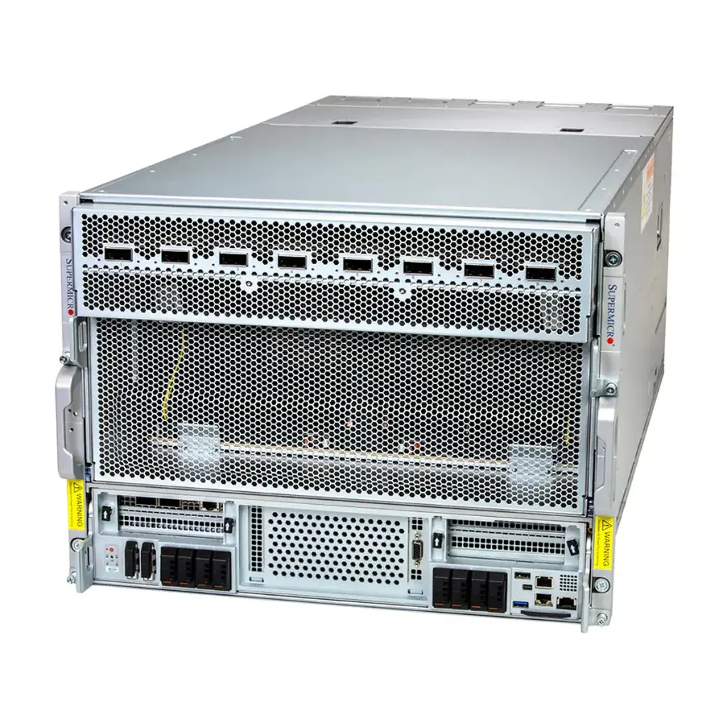 GPU SuperServer SYS-822GS-NB3RT DP Intel 8U GPU System with NVIDIA HGX B300 8-GPU 