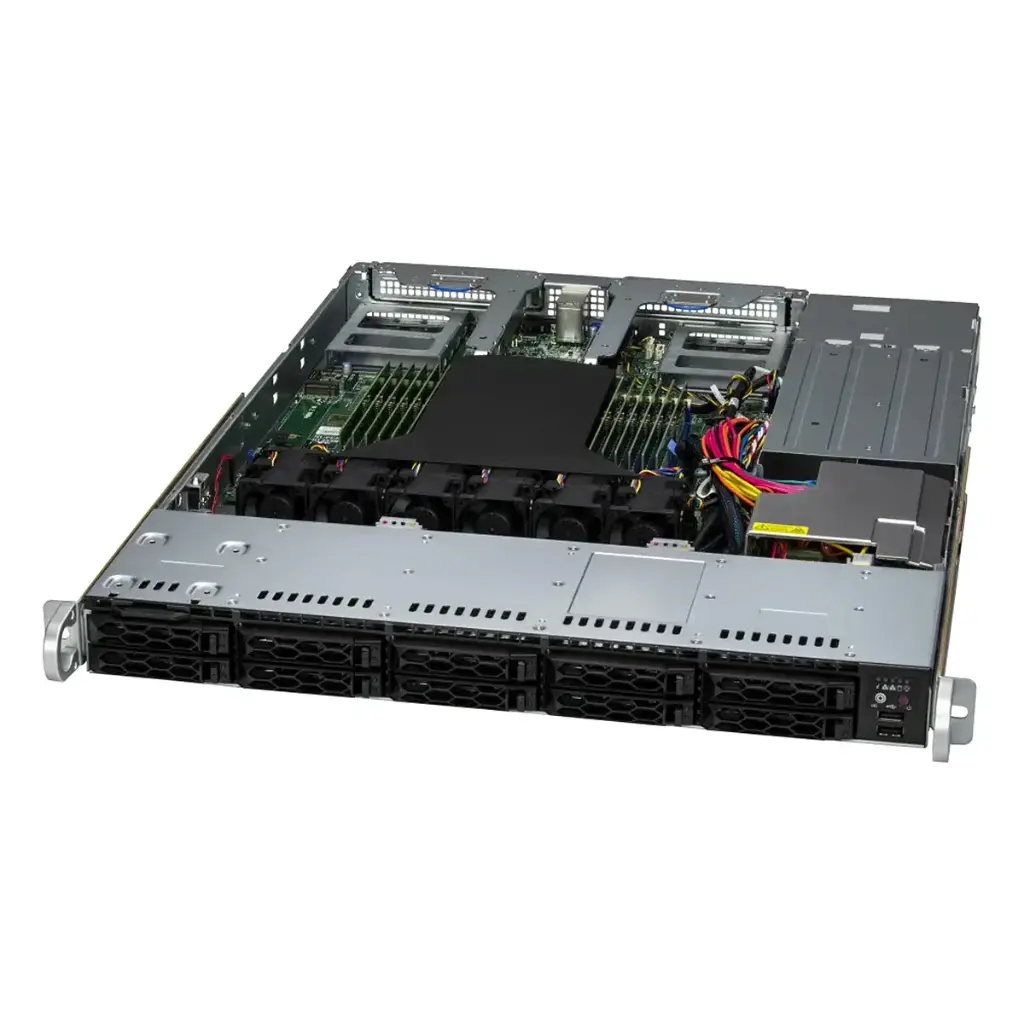 CloudDC A+ Server AS -1115CS-TNR-01-G2 1U 10xhot-swap 2.5" NVMe/SAS/SATA bays Gold Series