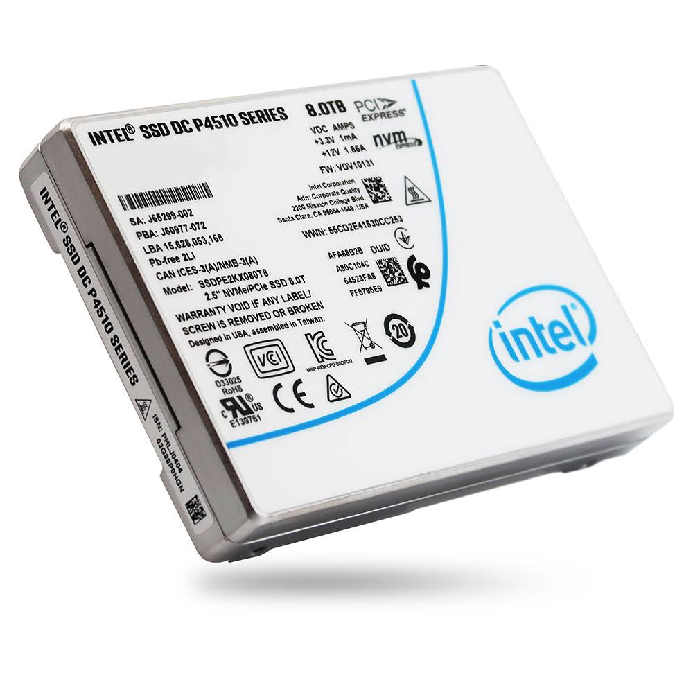 Intel® SSD DC P4510 Series (4.0TB, 2.5in PCIe 3.1 x4, 3D2, T