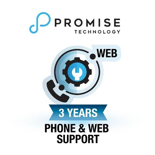 [F29P3R490000000] Promise  3-Year 24x7 phone & web support Pegasus3/32 R6/R8